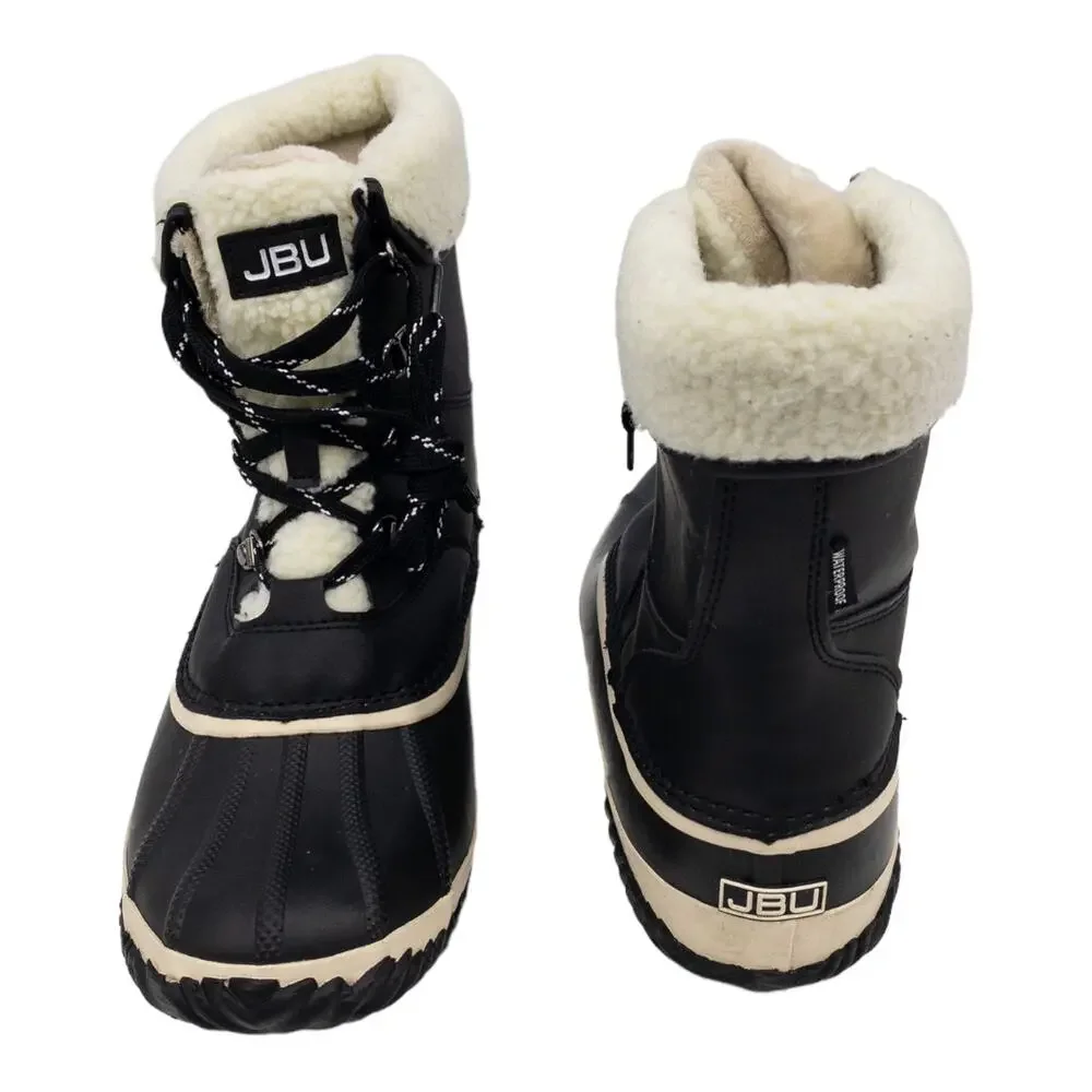 JBU by Jambu  Fur Lined Lizzy Duck Rain Winter Snow Boots Women's size 6